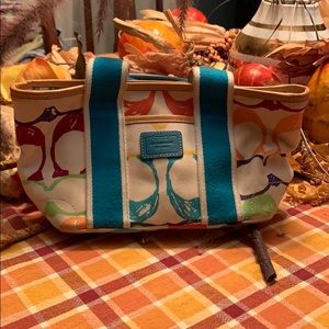 Coach mini-tote